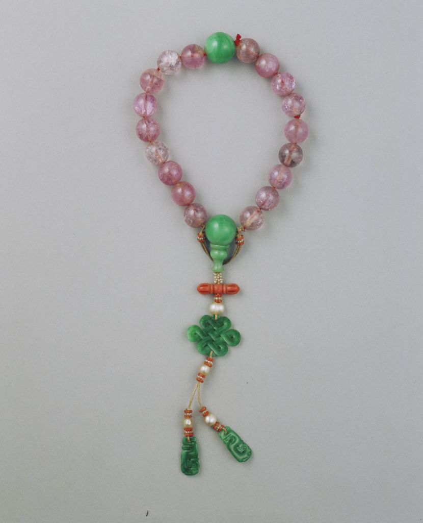 图片[1]-Tourmaline pearl bracelet-China Archive